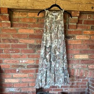 Veronica Beard silk chiffon paisley print dress